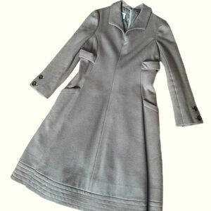 Vintage Valentino couture 100% wool dress made in Italy